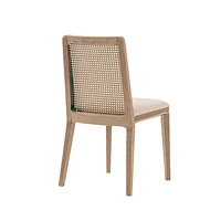 Cane Dining Chair - Oyster Linen