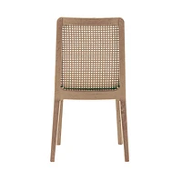 Cane Dining Chair - Oyster Linen