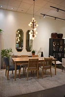 Cane Dining Chair - Oyster Linen