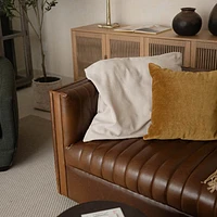 Channel Sofa - Camel Brown