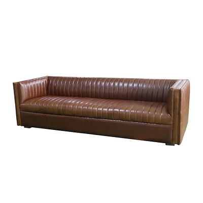 Channel Sofa - Camel Brown