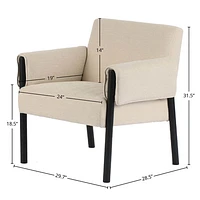 Forest Club Chair - Manchester Beige