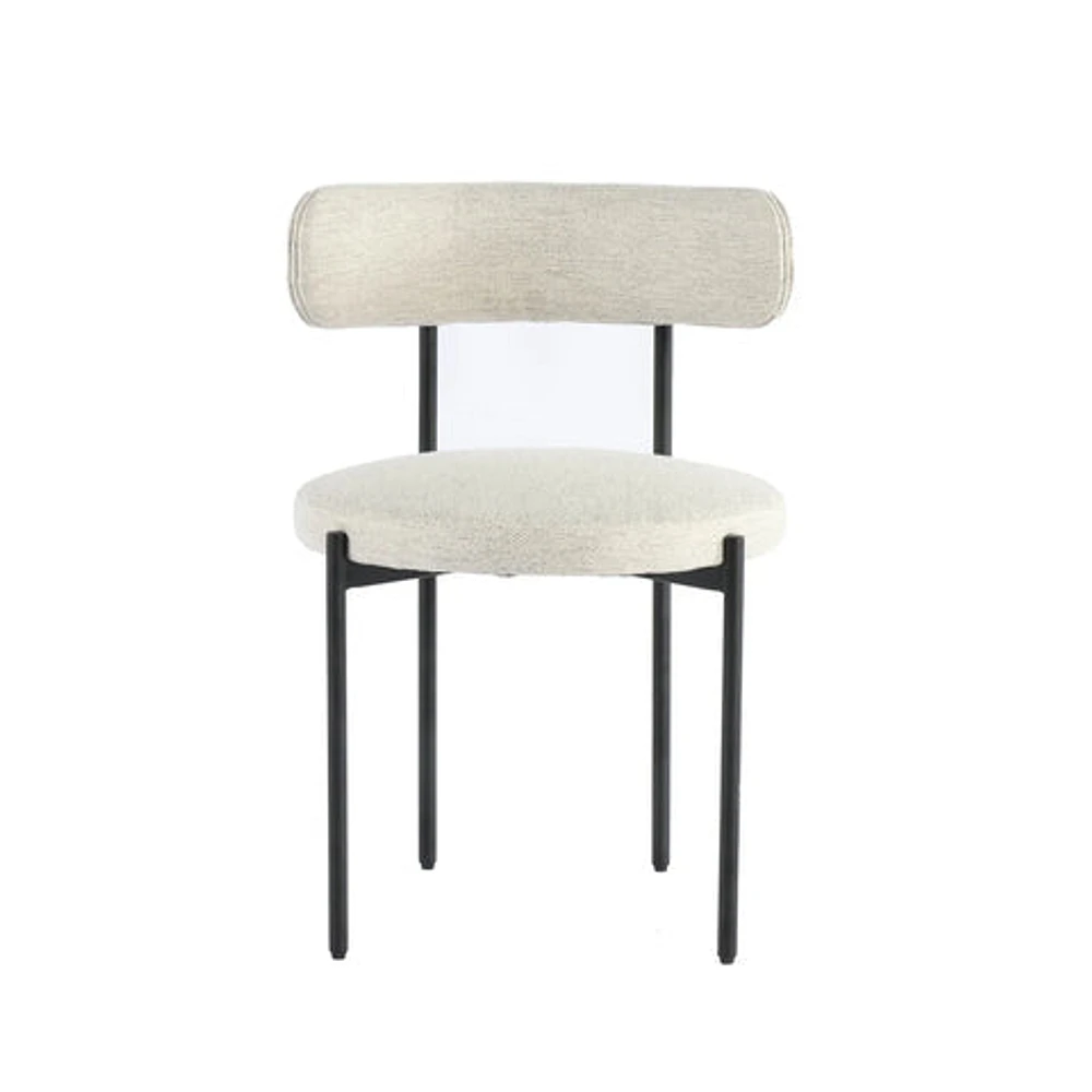 Cleo Dining Chair - Macadamia Travertine