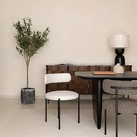 Cleo Dining Chair - Macadamia Travertine