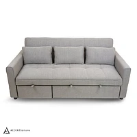 Skylar Sofa Sectional Sleeper- Grey