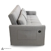 Skylar Sofa Sectional Sleeper- Grey