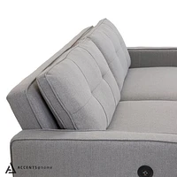 Victor Pop Up Sofa Bed With USB - Grey