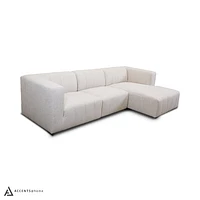 Lauriston Premium Fabric 3 PCs Sectional - Monique Beige