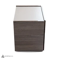 Soonu Glossy Finish Night Stand - Greater Vancouver Furniture