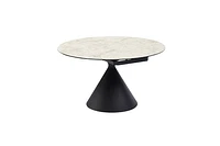 Tokyo Round Extendable Dining Table - Faux Marble