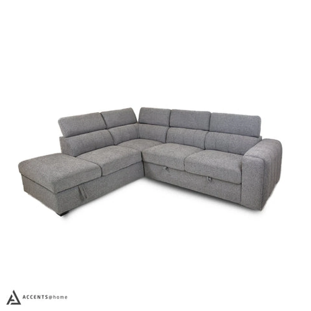 Arlo Sleeper Sectional with Storage Ottoman