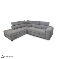 Arlo Sleeper Sectional with Storage Ottoman