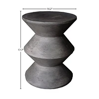 Concrete Inverted Side Table