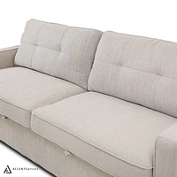 Victor Pop Up Sofa Bed With USB -Stone