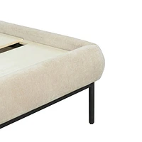 West Winter Queen Bed- Sand