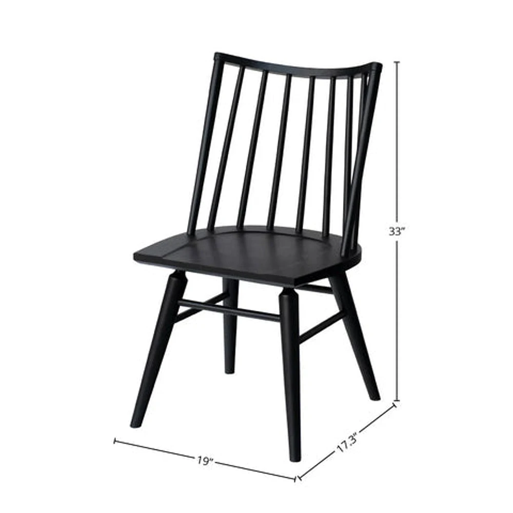 Weston Dining Chair – Black