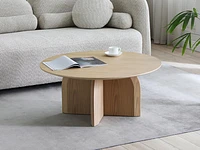 Wabi Round Wooden Coffee Table