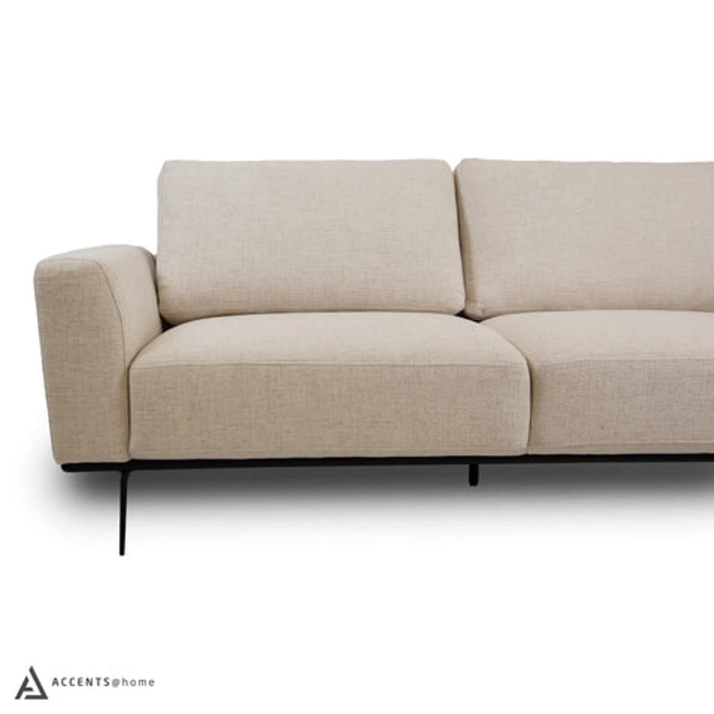 Willow Fabric Sofa - Lovegood Bisque