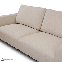 Willow Fabric Sofa - Lovegood Bisque