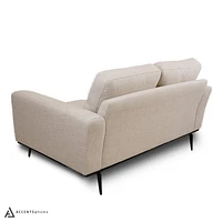 Willow Fabric Loveseat - Lovegood Bisque