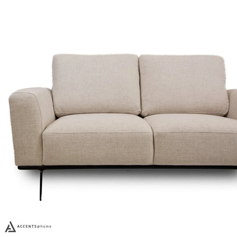 Willow Fabric Loveseat - Lovegood Bisque