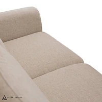 Willow Fabric Loveseat - Lovegood Bisque