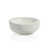 Soft Organic Shape Bowl- Matt White Ceramic