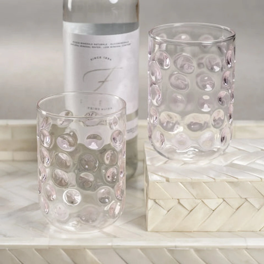 Airelles Glass Tumbler - Pink