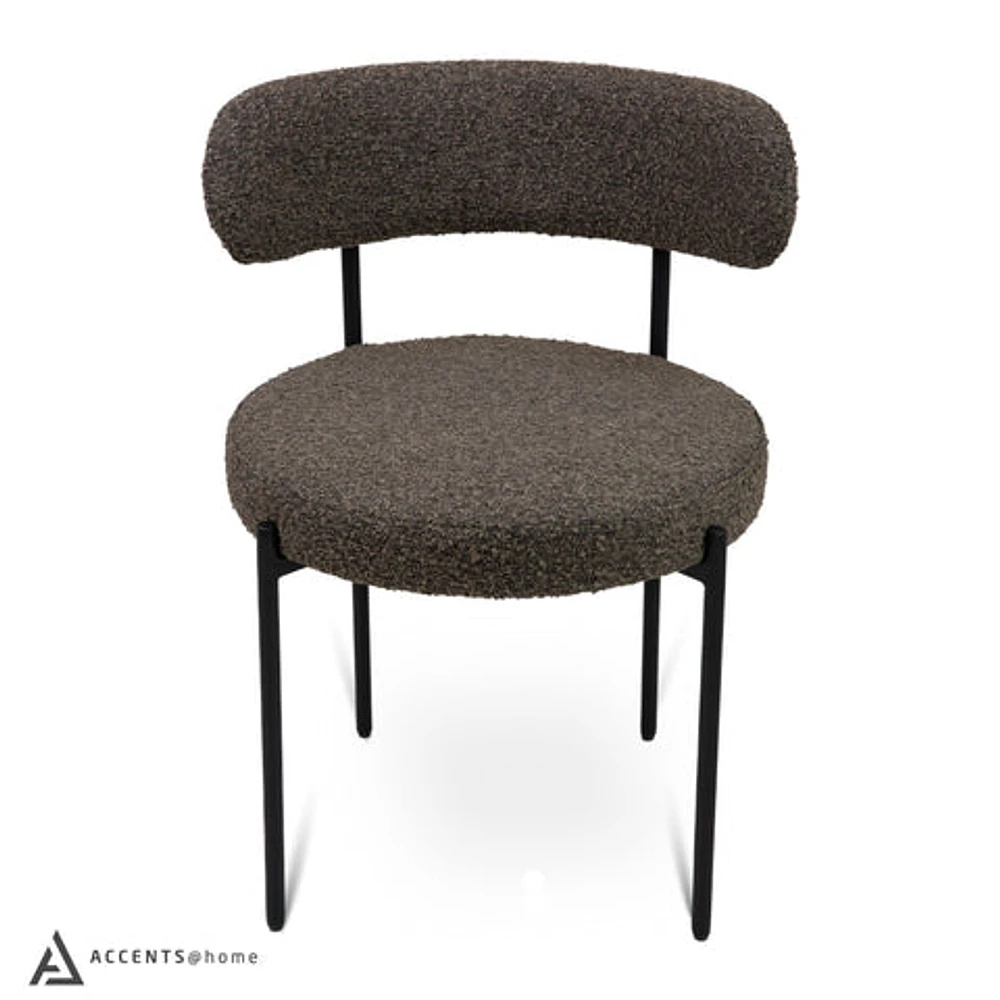 Ronda Dining Chair Boucle Fabric