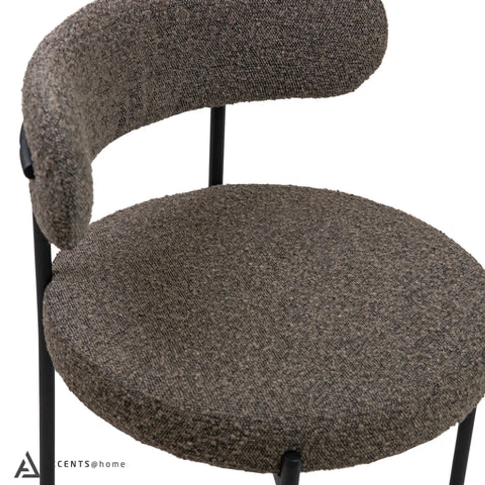 Ronda Dining Chair Boucle Fabric