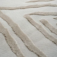 Aspen Beige Chevron Modern Rug