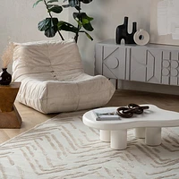 Aspen Beige Chevron Modern Rug