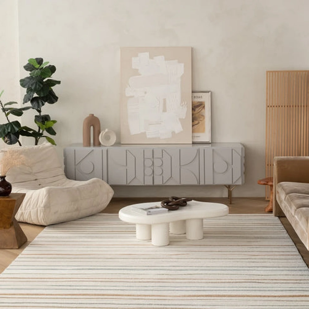Aspen Striped Modern Rug