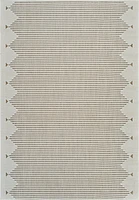 Aurora Beige Tribal Stripe Rug
