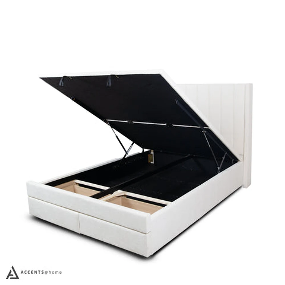 Candice Double Storage Bed With Drawer