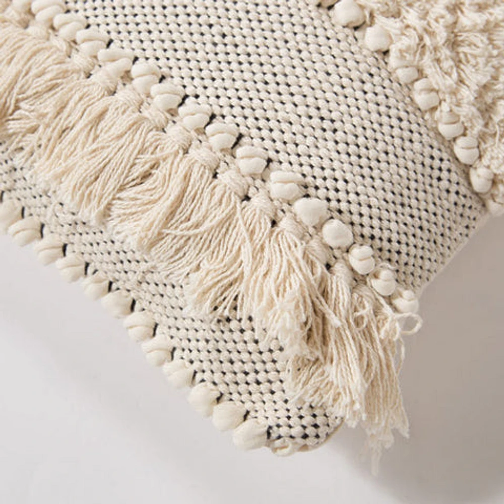 Bohemian Fuji Macrame Cushion