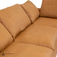 Aline Genuine Leather Sectional