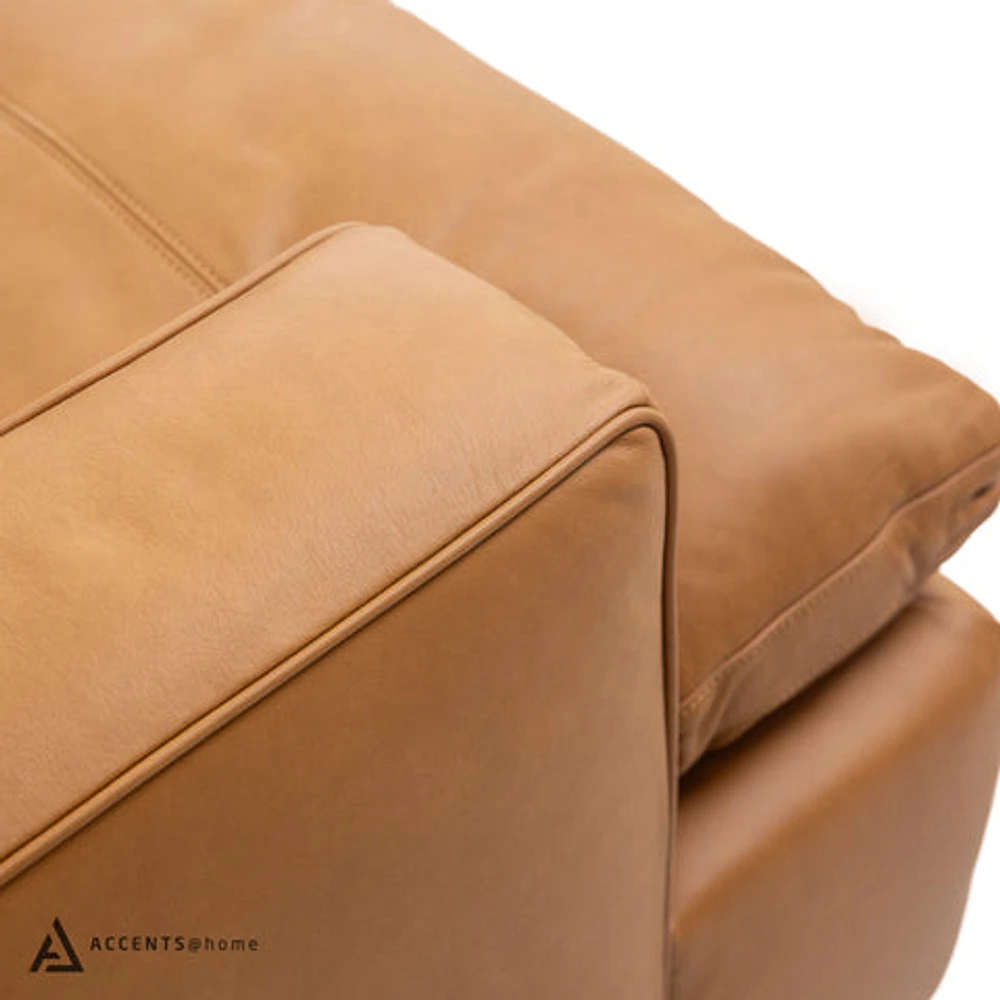 Aline Genuine Leather Sectional