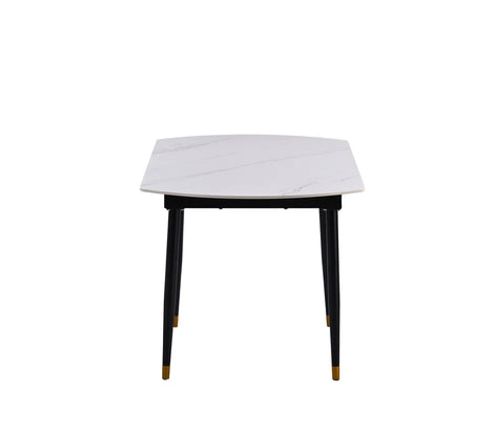 Jess 2.0 Round Extendable Dining Table - White