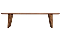 Oxford Solid Wood Angled Leg Dining Bench