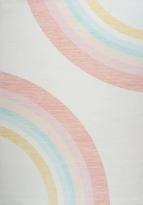Daisy Cream Floral Area Rug