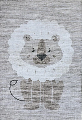 Beige Daisy Floral Elegance Rug