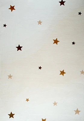 Cream Daisy Charm Floral Area Rug