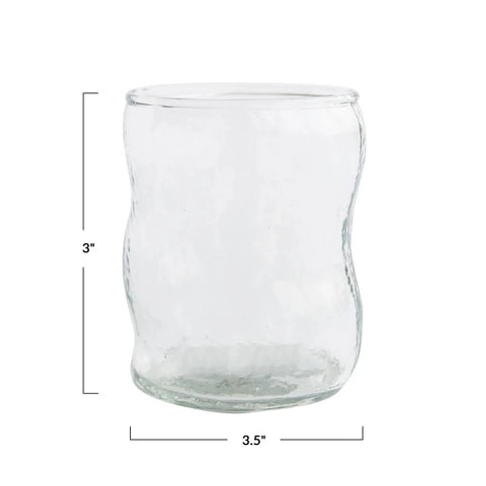 7 oz. Recycled Organic Shaped Drinking Glass