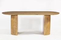 Romulus Solid Wooden Dining Table - Mango