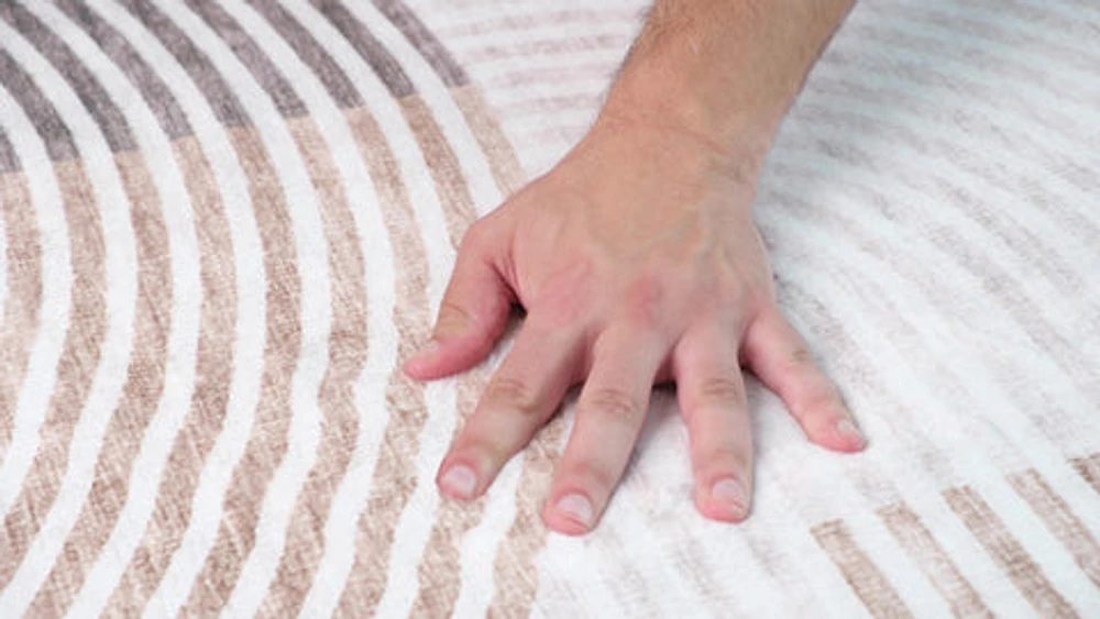 Europa Beige Abstract Woven Area Rug