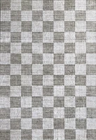 Europa Beige Checkered Rug – 5x8