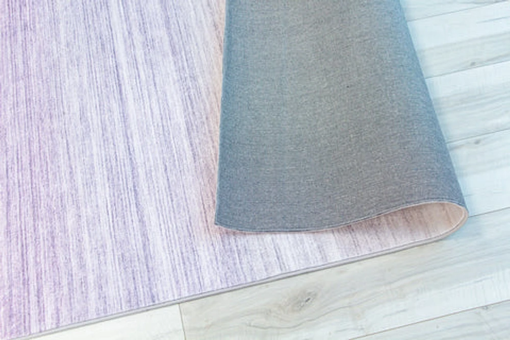 Europa Violet Artistic Abstract Area Rug