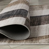 Europa Brown Distressed Pattern Area Rug
