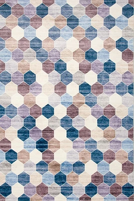 Europa Multi-Toned Modern Distressed Rug